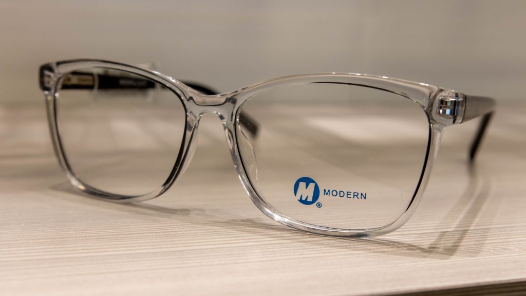 Clear framed Modern glasses